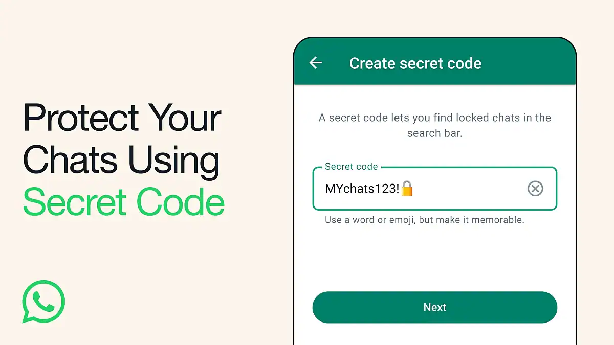 WhatsApp Rolling out Secret Codes for Locked Chat on Android Beta Users