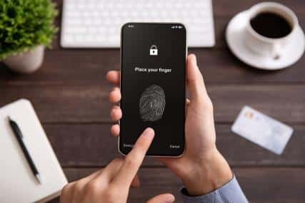 Android am i think Fingerprint Lock