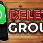 How to delete whatsapp group as admin on iphone