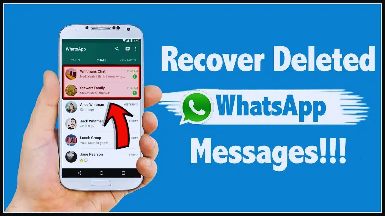 How to recover whatsapp messages